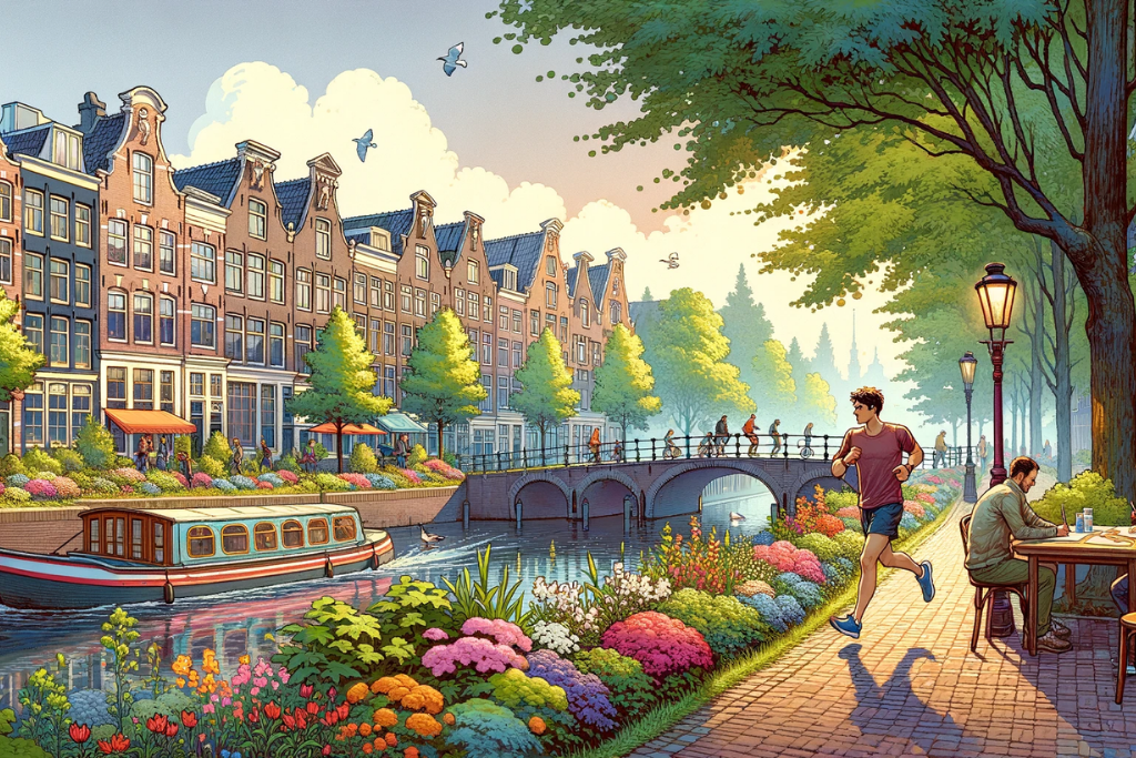 Amsterdam’da Doğal Güzellikler