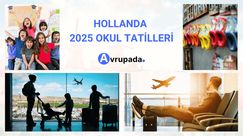 2025 Hollanda Okul Tatilleri (Regio Noord-Midden-Zuid)