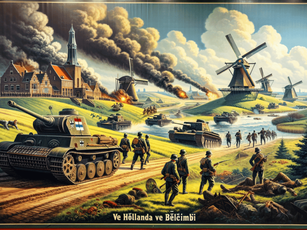 Yıldırım Harbi ile Hollanda ve Belçika'nın İşgali